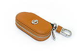 Ключниця Carss з логотипом NISSAN 09001 коричнева, фото 2