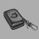 Ключниця Carss з логотипом NISSAN 09011 чорна, фото 4