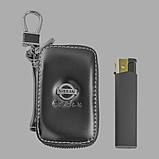 Ключниця Carss з логотипом NISSAN 09011 чорна, фото 6