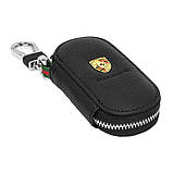 Ключниця Carss з логотипом PORSCHE 06003 чорна, фото 4
