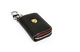 Ключниця Carss з логотипом PORSCHE 06006 чорна, фото 2