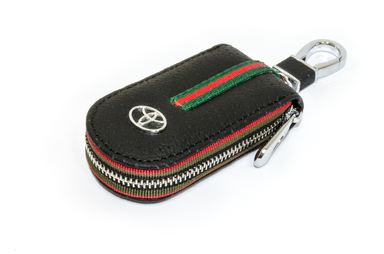 Ключниця Carss з логотипом TOYOTA 07007 чорна, фото 1
