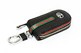 Ключниця Carss з логотипом TOYOTA 07007 чорна, фото 4