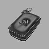 Ключниця Carss з логотипом WOLKSVAGEN 04011 чорна, фото 2