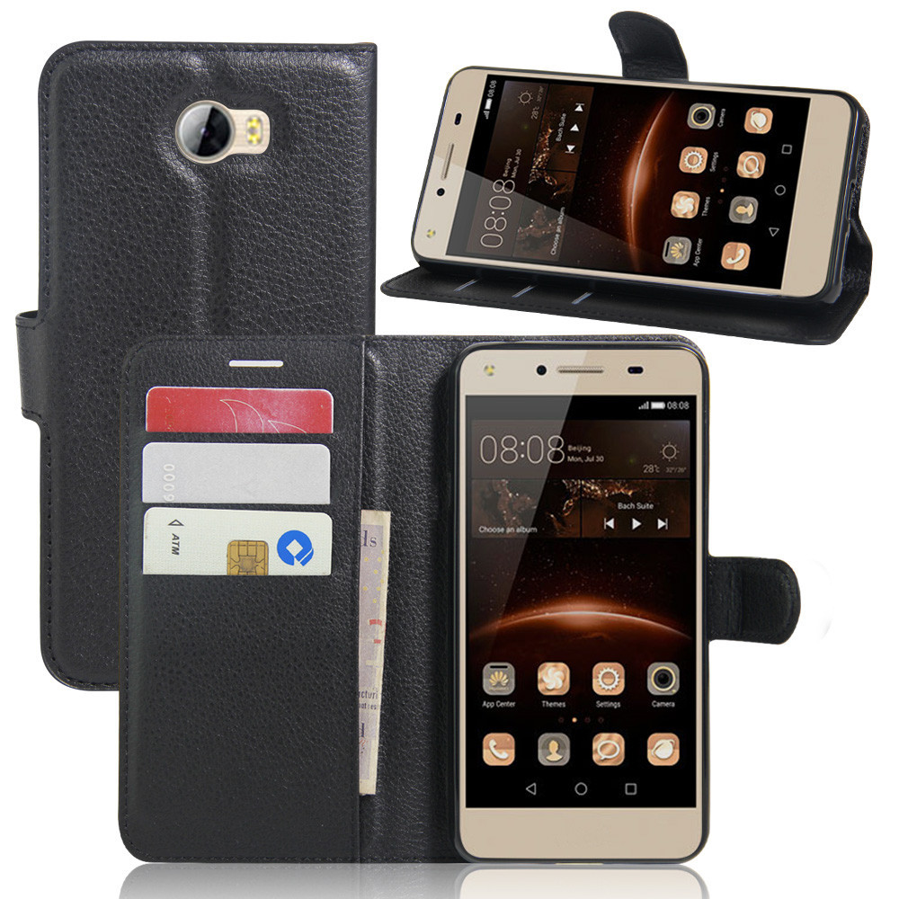 Чохол-книжка Litchie Wallet для Huawei Y5 II Чорний