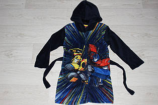 Дитячий халат із капюшоном для хлопчиків Transformers, 3 роки