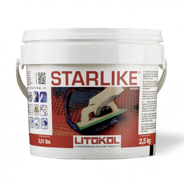 Затирка Starlike С460 помаранчевий, Літокол епоксидна 2,5 кг