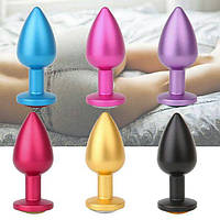 Анальні пробки S 2,4 см метал Масажер простати Анальний плагін/пробка