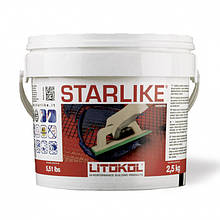 Затирка Starlike С320 сірий шовк, Літокол епоксидна 5кг