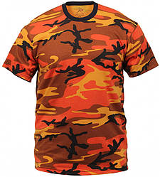 Футболка чоловіча камуфляж - Colored Camo T-Shirts матеріал полікотон 60/40 ROTCHO США.