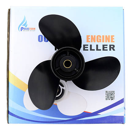 Винт POLARIS Suzuki 58100-94561-019 SPLINE 13 для човнів 60-140 HP (13X19) новий стан, фото 3