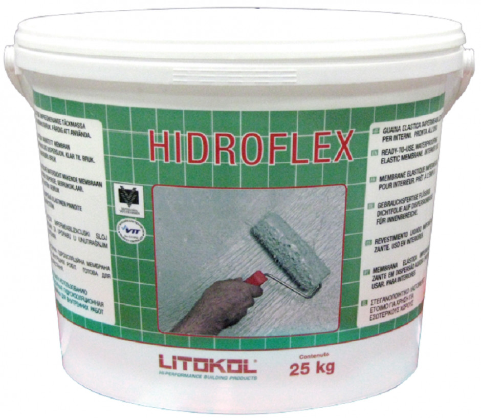Еластична гідроізоляція Hidroflex, 10кг (Літокол)