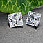 Муассаніт 7 мм білий 2.5 Ct Princess Moissanite, фото 2