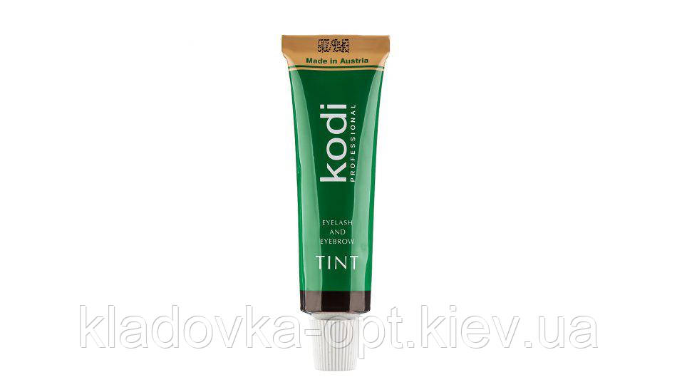 Фарба для брів та вій Kodi Professional (коричнева), 15 мл