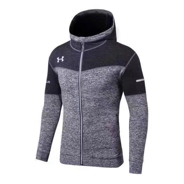 Спортивна кофта Under Armour HeatGear Regular L-13-1 XXL Сіра (L-13-1)