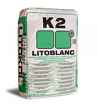 Экстрабелый клей для укладки мозаикиl Litoblanc K2, 25кг (Литокол)