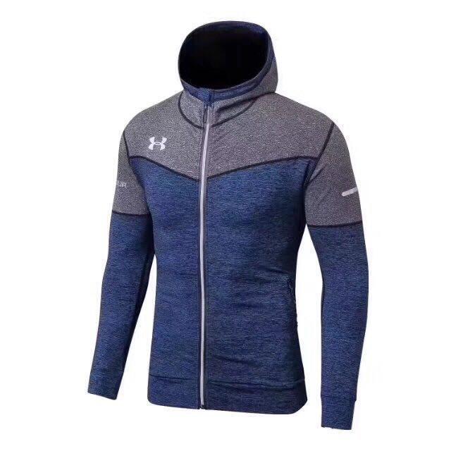 Спортивна кофта Under Armour HeatGear Regular L-13-2 M Синьо-сіра (L-13-2)