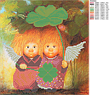 Схема для вишивки з бісеру Ангели Щастя і Удача, фото 2