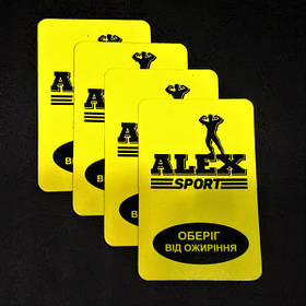 Рекламные магниты для фитнес-клуба. Размер 70х45 мм 3