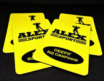 Рекламные магниты для фитнес-клуба. Размер 70х45 мм 1