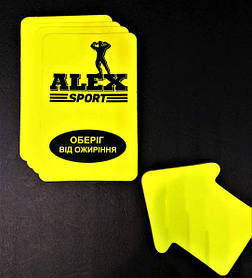 Рекламные магниты для фитнес-клуба. Размер 70х45 мм 2