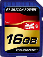 Карта пам'яті Silicon Power 16Gb SDHC class 10 (SP016GBSDH010V10)