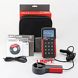 Анемометр UNI-T UT362, діапазон 1,00-30,00 м/с; 0-40ºC; 0-999900m3/min, USB, пам'ять 2044, фото 5