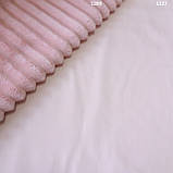 Сатин Люкс однотонний пастельний персиковий, ширина 240 см, фото 3