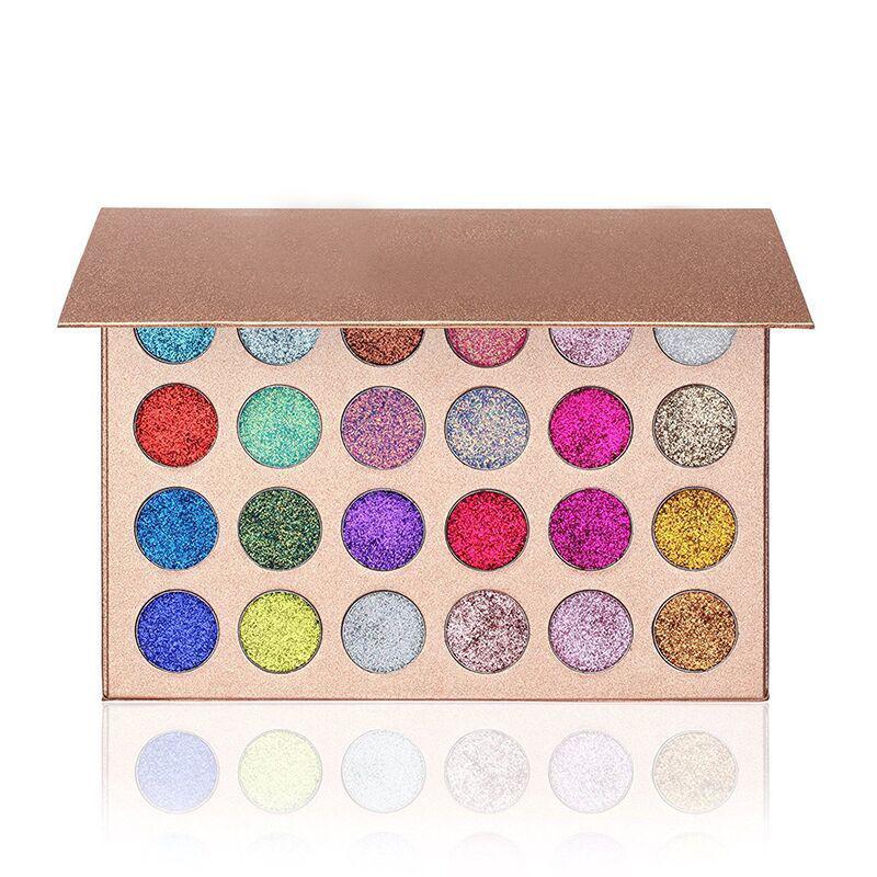 Палетка глітерів Cleof Cosmetics 24 Colors Glitter Palette