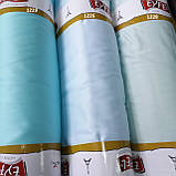Сатин Люкс однотонний ніжно-м'ятний, ширина 240 см, фото 3