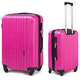 Чемодан дорожній WINGS 2011 модель DUBAI середній , Валіза на 4х прорезинових колесах, фото 3