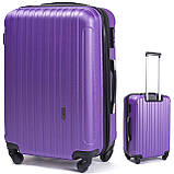 Чемодан дорожній WINGS 2011 модель DUBAI середній , Валіза на 4х прорезинових колесах, фото 4