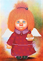 Янголятко Сластьона . Схема формат А4+