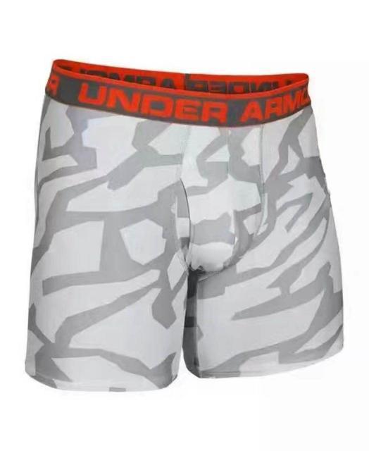 Труси-боксери Under Armour Original Boxerjock 1242916-2 XXL Білі з сірими (1242916-2)