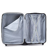 Чемодан дорожній WINGS 2011 модель DUBAI з пластику ABS Plus великий мятний, фото 10