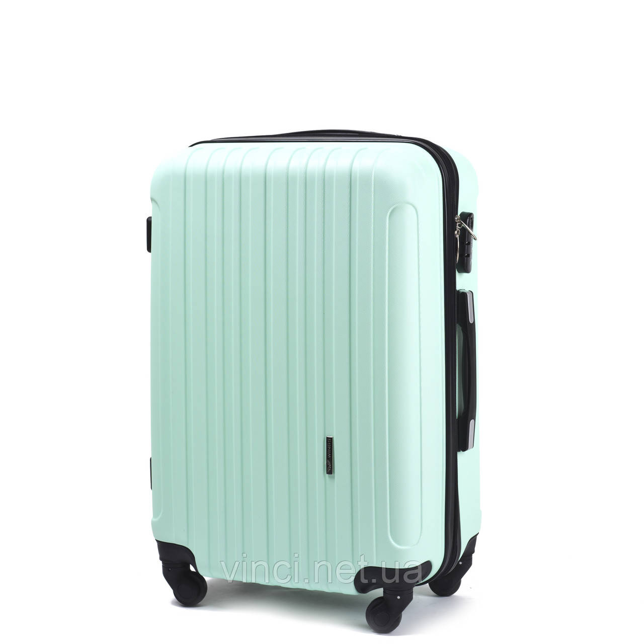 Чемодан дорожній ( ручна кладь ) WINGS 2011 модель DUBAI малий 55х40х20 мятний, фото 1