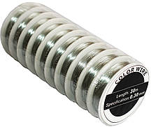 Дріт для бісеру (0.30 mm/30m) срібло