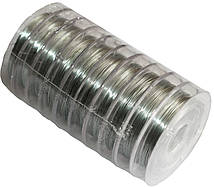 Дріт для бісеру (0.30 mm/10m) срібло