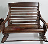 Двомісне крісло-гойдалка з дерева (сосна) "Абсолют-Дабл", фото 2