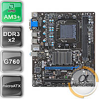 Материнская плата MSI 760GM-P23(FX) (AM3+ AMD 760G 2xDDR3) MS-7641 v3.0 БУ