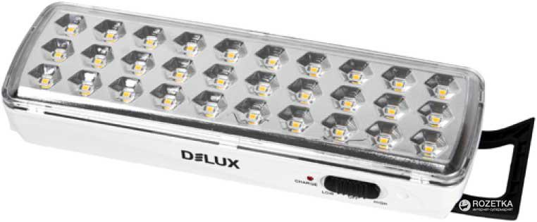 Світлодіодний світильник _DELUX_REL-501 (3.7V1,2Ah) 30 LED 2W_202x68x40