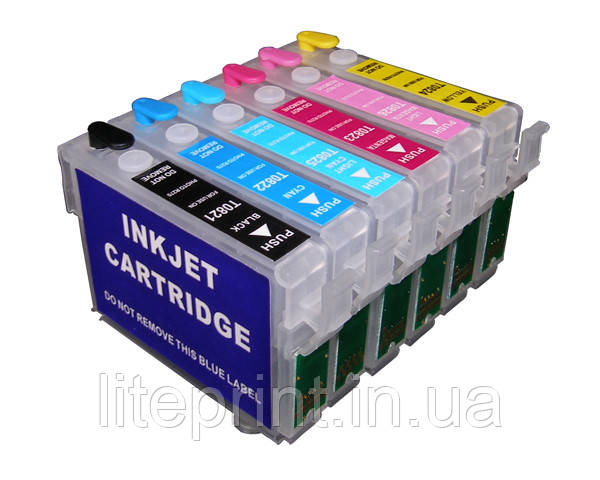 Комплект перезаправних картриджів REFILL6-P50 для Epson Photo 1400, P50, PX660, PX700