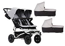 Дитяча коляска 2 в 1 для двійнят Mountain buggy Duet, фото 3