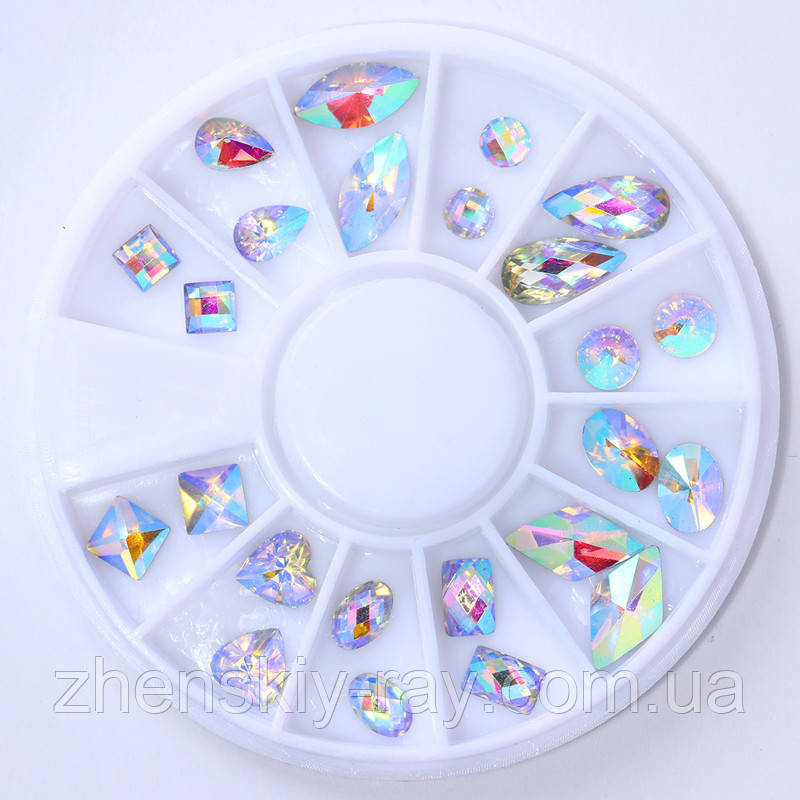 Фігурні камені-хамелеони для дизайну нігтів