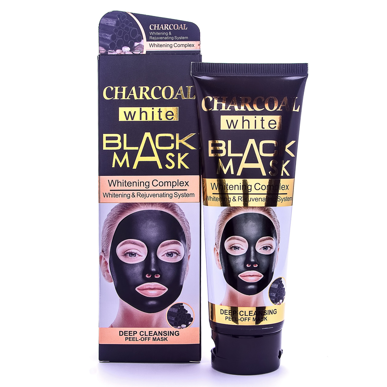 Маска для обличчя CHARCOAL Black Mask White 130 мл, фото 1