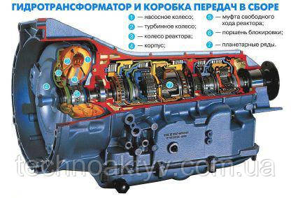 Гідротрансформатор і коробка передач в зборі Гідротрансформатор і коробка передач в зборі