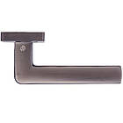 Ручки дверні Gavroche CROMIUM А MBN/CP - графіт/хром, фото 3