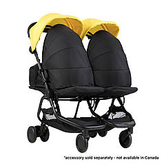 Дитяча коляска 2 в 1 для двійнят Mountain Buggy Nano Duo