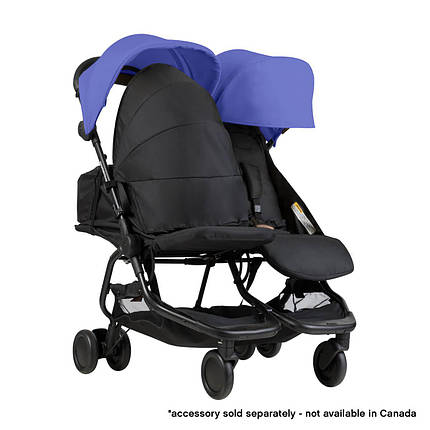 Детская коляска 2 в 1 для двойни Mountain Buggy Nano Duo Nautical, фото 2