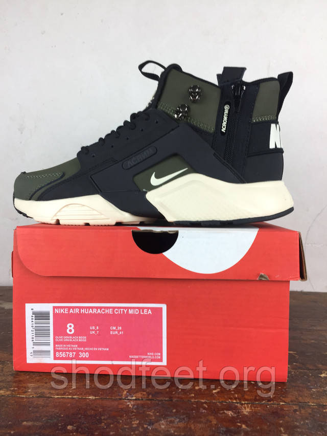 Nike huarache city mid lea online
